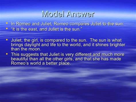 goddess juliet|How does Romeo compare Juliet to the sun, moon, and stars in Rome.